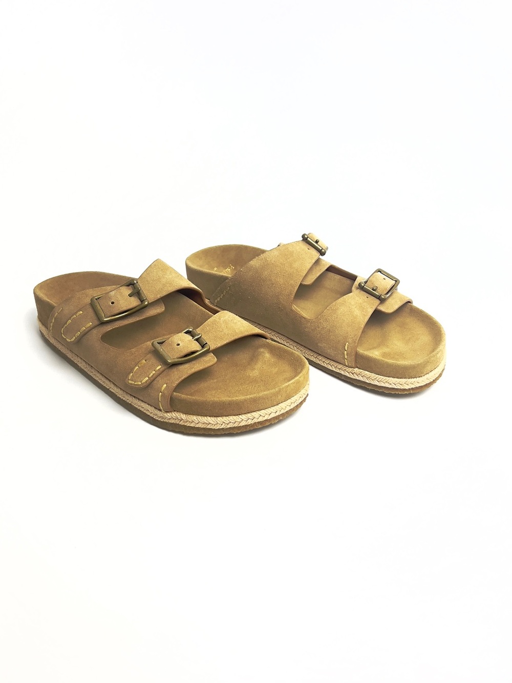 Polo Ralph Lauren Turbach Suede Leather Clog Beige/Brown Size 11